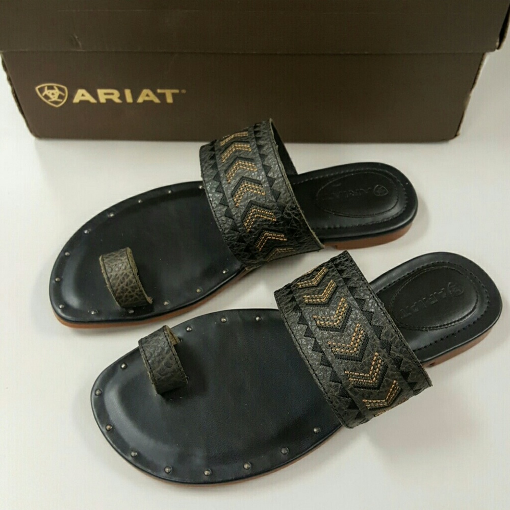 ARIAT Genuine Leather Copper Creek Boho Sandals
